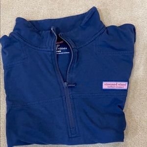 Vine yard vines navy blue 1/4 zip